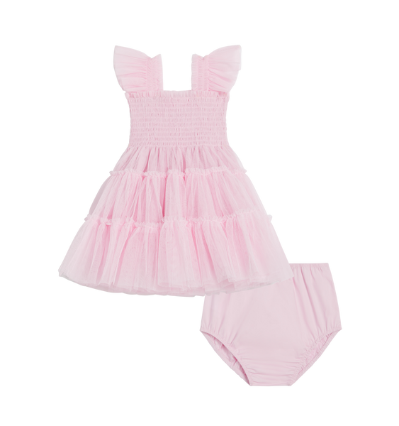 The Baby Tulle Ellie Nap Dress - Pink Tulle – Hill House Home
